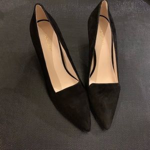 Nine West Suede Black Pumps Size 9